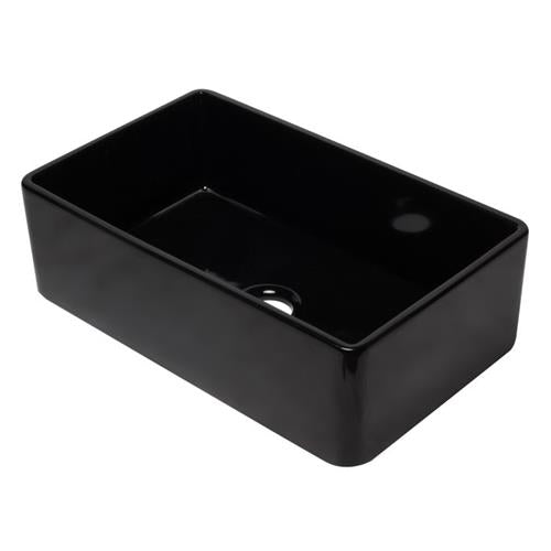 Alfi - 33 inch Reversible Single Fireclay Farmhouse Kitchen Sink