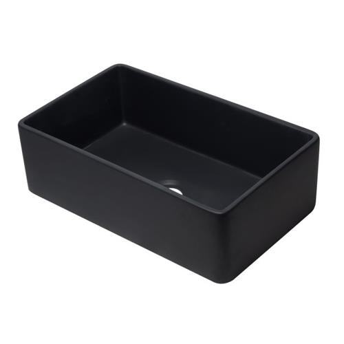 Alfi - 33 inch Reversible Single Fireclay Farmhouse Kitchen Sink