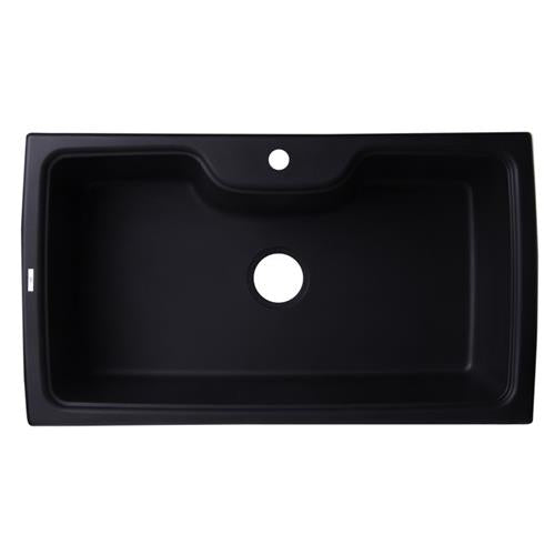 Alfi - 35 Inch Drop-In Single Bowl Granite Composite Kitchen Sink
