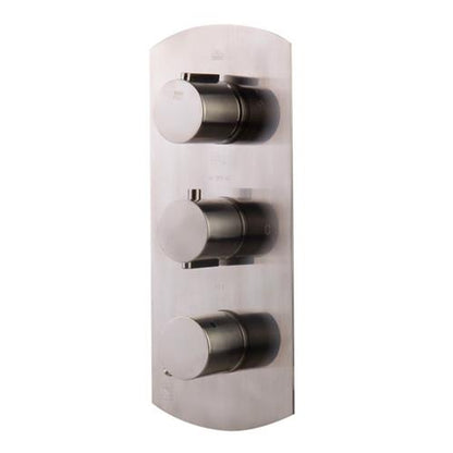 Alfi - Concealed 4-Way Thermostatic Valve Shower Mixer /w Round Knobs