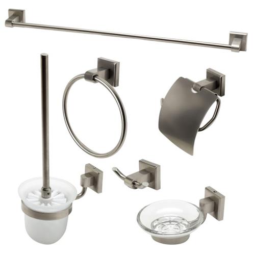 Alfi - 6 Piece Matching Bathroom Accessory Set