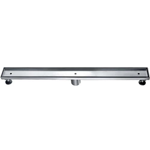 Alfi - 32 Inch Modern Stainless Steel Linear Shower Drain w/o Cover
