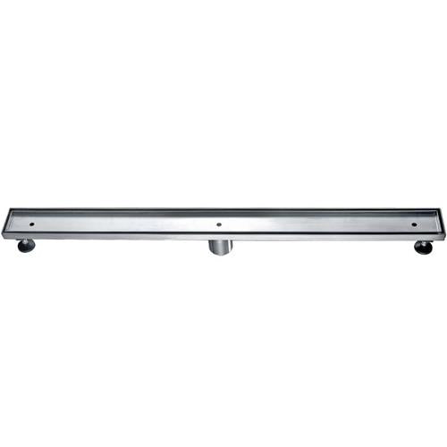 Alfi - 36 Inch Modern Stainless Steel Linear Shower Drain w/o Cover