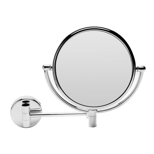 Alfi - 8 Inch Round Wall Mounted 5x Magnify Cosmetic Mirror