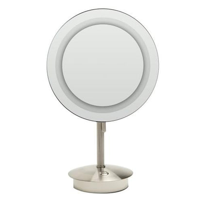 Alfi - Tabletop Round 9 Inch 5x Magnifying Cosmetic Mirror with Light
