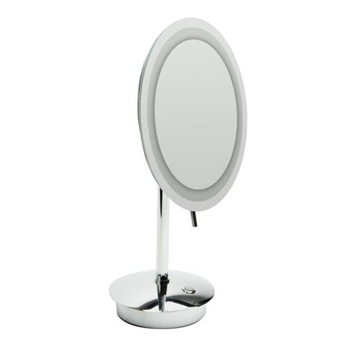 Alfi - Tabletop Round 9 Inch 5x Magnifying Cosmetic Mirror with Light