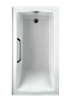 Toto - Clayton Acrylic Soaker No Led 3 Flanges