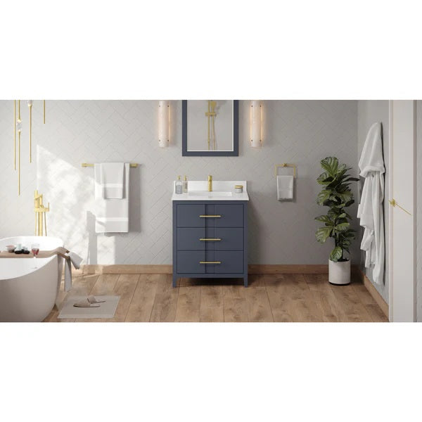 Jeffrey Alexander - Katara 30 Inch W  Single Basin Bathroom Vanity Set