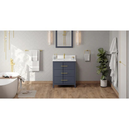 Jeffrey Alexander - Katara 30 Inch W  Single Basin Bathroom Vanity Set