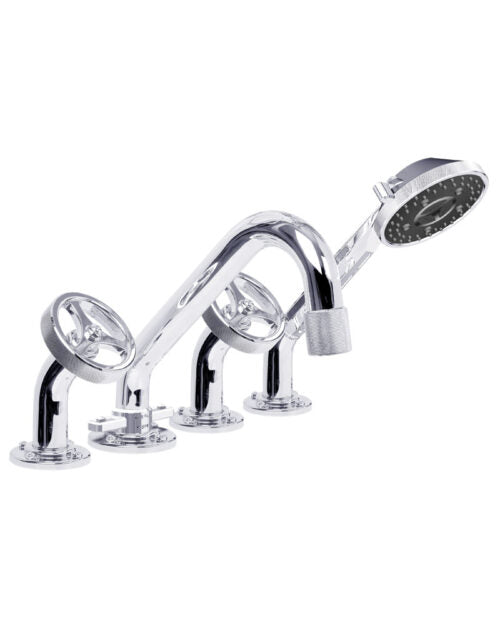 Waterstone - Argonaut Deck Mount Tub Filler W/ Hand Shower