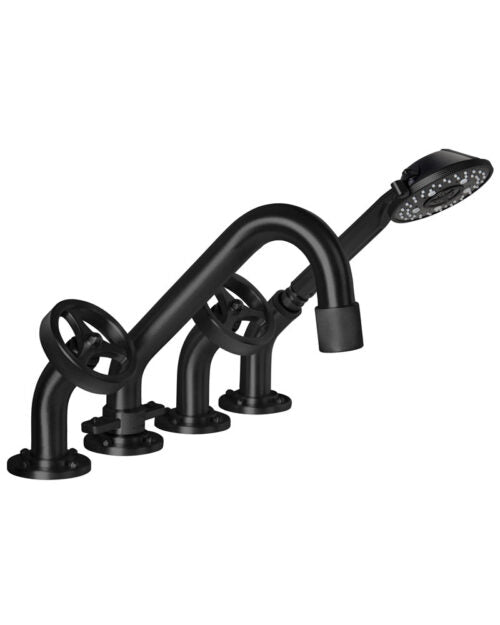 Waterstone - Argonaut Deck Mount Tub Filler W/ Hand Shower