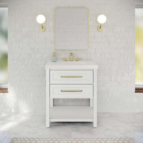 Jeffrey Alexander - Kipling 30 Inch W  Single Basin Bathroom Vanity Set