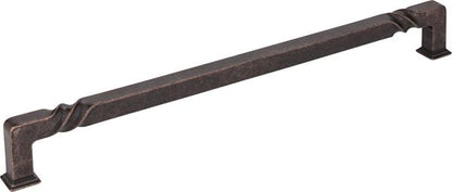 Jeffrey Alexander - 12 Inch Center-to-Center Rustic Twist Tahoe Appliance Handle