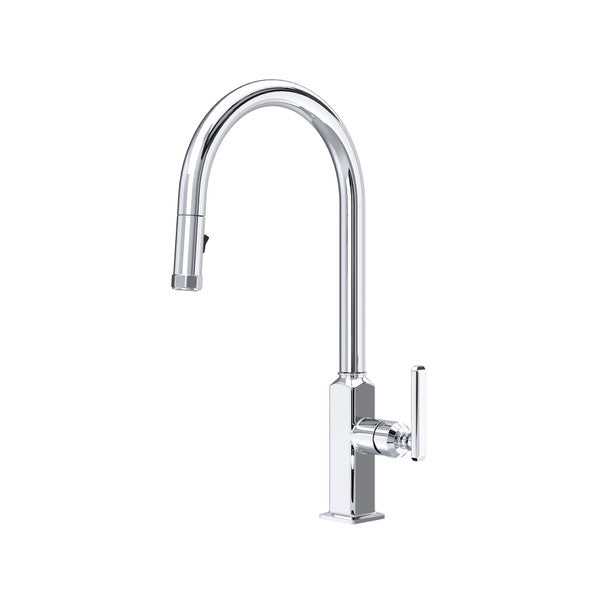 Rohl - Apothecary Pull-Down Kitchen Faucet With C-Spout