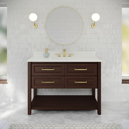Jeffrey Alexander - Kipling 48 Inch W  Single Basin Bathroom Vanity Set