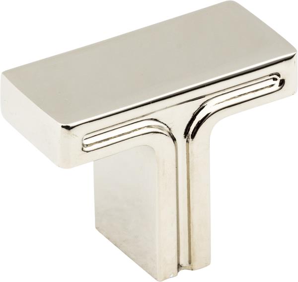 Jeffrey Alexander - 1-3/8 Inch Overall Length Rectangle Anwick Cabinet Knob