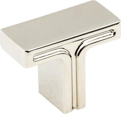 Jeffrey Alexander - 1-3/8 Inch Overall Length Rectangle Anwick Cabinet Knob