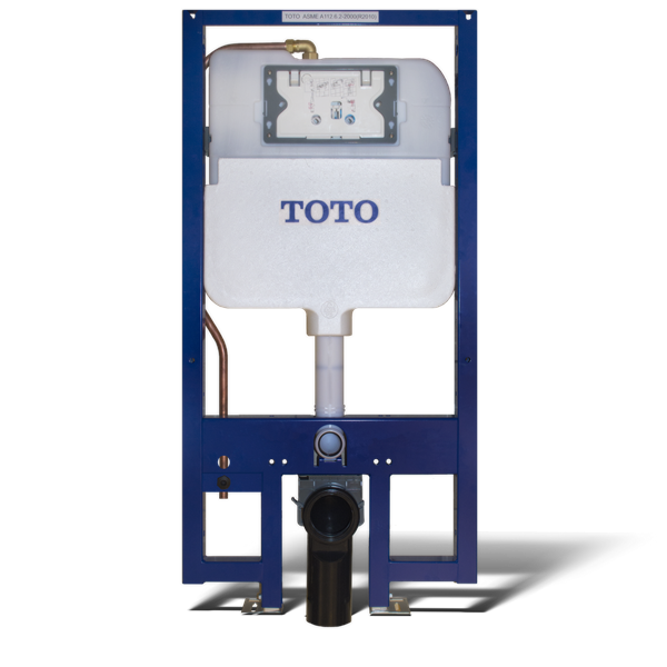 Toto - Duofit In-Wall Dual Flush 1.28 And 0.9 Gpf Tank System, Copper Supply Line