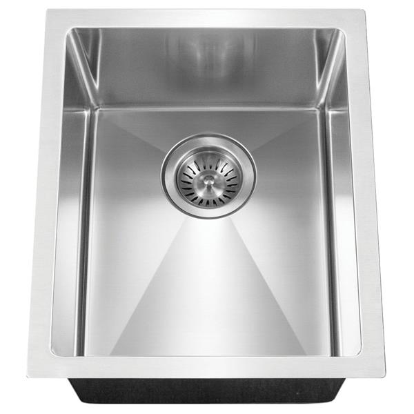 Hamat - Axiom 12 Inch 10mm Radius Undermount Prep Bowl Kitchen Sink