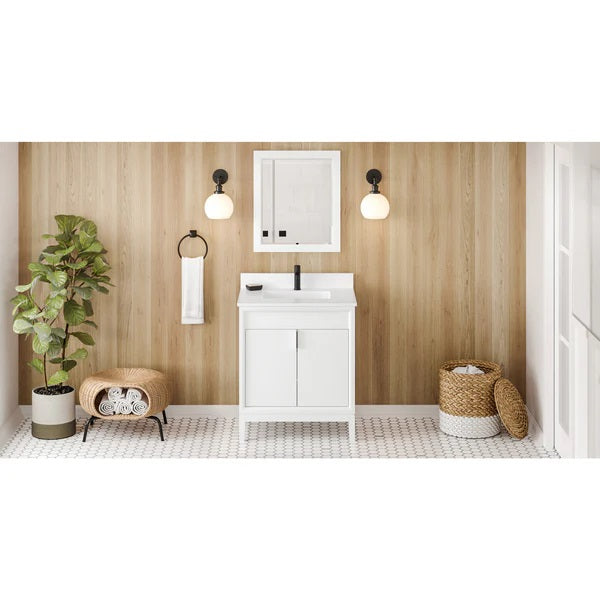 Jeffrey Alexander - Theodora 30 Inch W  Single Basin Bathroom Vanity Set