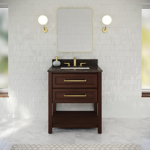 Jeffrey Alexander - Kipling 30 Inch W  Single Basin Bathroom Vanity Set