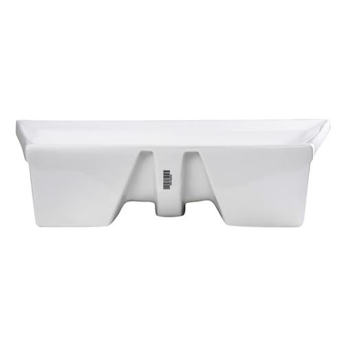 Eago - 28 Inch Rectangular Porcelain Bathroom Vessel Sink with Single Hole