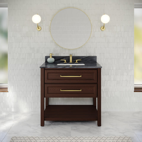 Jeffrey Alexander - Kipling 36 Inch W  Single Basin Bathroom Vanity Set