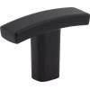 Elements - 1-1/2 Inch Overall Length Square Thatcher Cabinet  T Knob