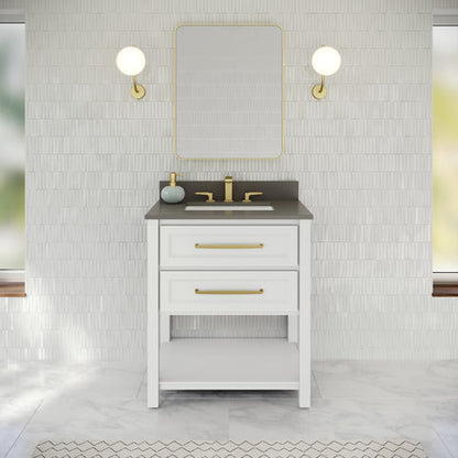Jeffrey Alexander - Kipling 30 Inch W  Single Basin Bathroom Vanity Set