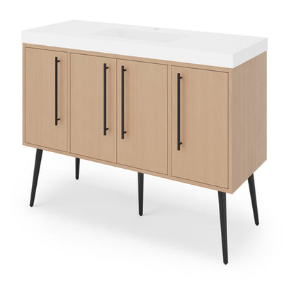 Jeffrey Alexander - Tempest 48 Inch W  Single Basin Bathroom Vanity Set