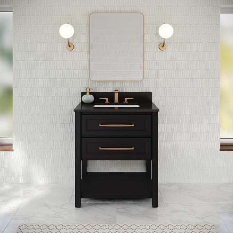 Jeffrey Alexander - Kipling 30 Inch W  Single Basin Bathroom Vanity Set