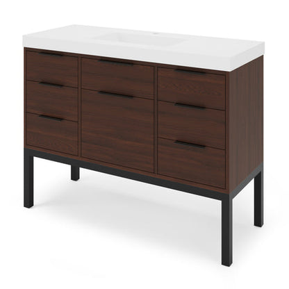 Jeffrey Alexander - Gardner 48 Inch W  Single Basin Bathroom Vanity Set