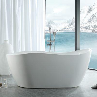 Maidstone - Canaan Acrylic 67 Inch Contemporary Freestanding Tub