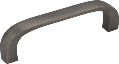 Elements - 3 Inch Center-to-Center Square Slade Cabinet Pull