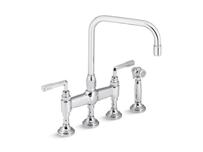 Kallista - For Town Kitchen Faucet, Lever Handles, W/ Sidespray
