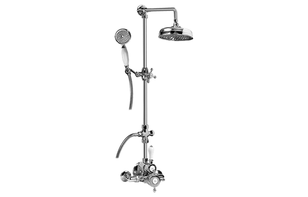 Graff - Adley Exposed Thermostatic Shower System w/Handshower (Rough and Trim)