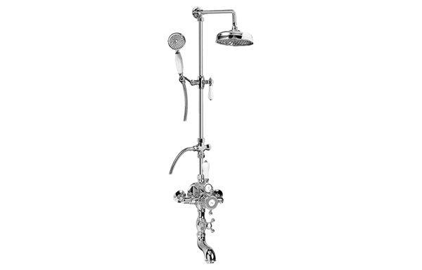 Graff - Adley Exposed Thermostatic Tub and Shower System w/Handshower (Rough and Trim)
