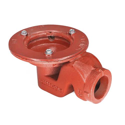 Infinity Drain - Clamp Down Drain Cast Iron, Integral Trap