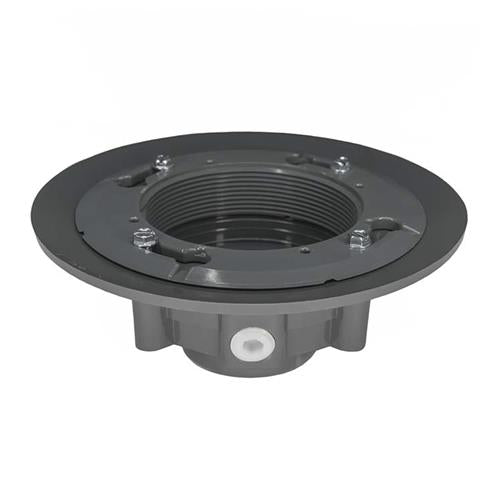 Infinity Drain - Clamp Down Drain PVC 4 Inch Throat, 2 Inch Outlet