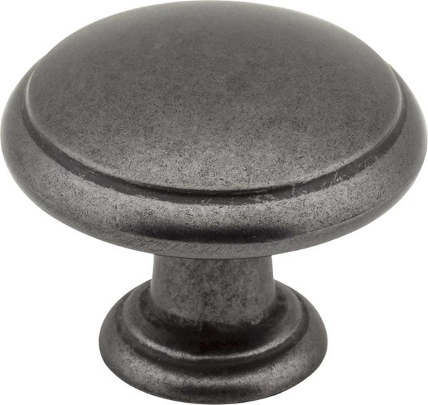 Elements - 1-3/16 Inch Diameter Gatsby Cabinet Mushroom Knob