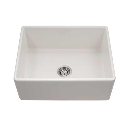 Hamat - Chelsea 26 Inch Apron-Front Fireclay Single Bowl Kitchen Sink