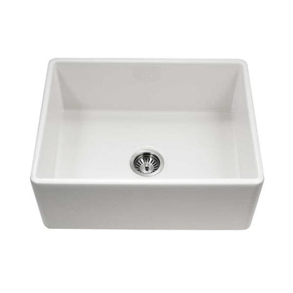 Hamat - Chelsea 26 Inch Apron-Front Fireclay Single Bowl Kitchen Sink