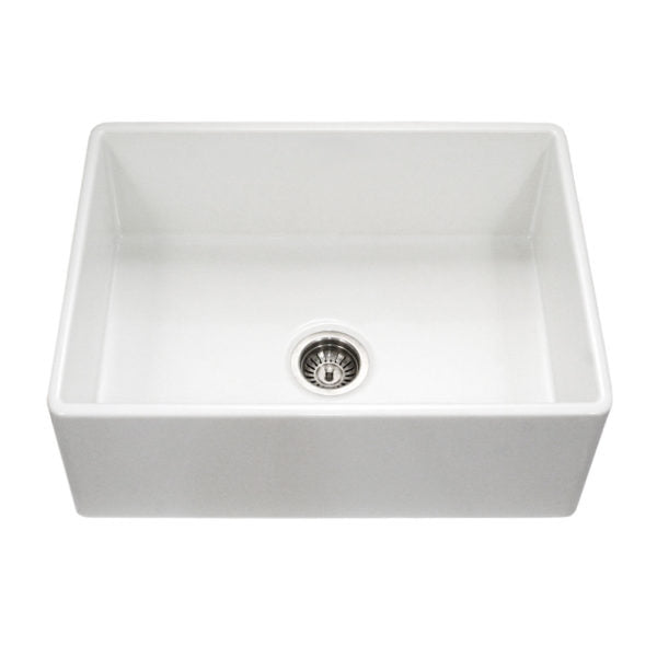 Hamat - Chelsea 30 Inch Apron-Front Fireclay Single Bowl Kitchen Sink