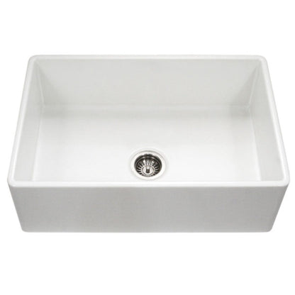Hamat - Chelsea 33 Inch Apron-Front Fireclay Workstation Single Bowl Kitchen Sink