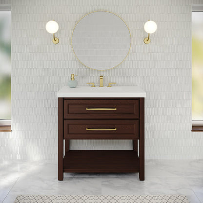 Jeffrey Alexander - Kipling 36 Inch W  Single Basin Bathroom Vanity Set