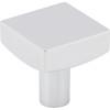 Jeffrey Alexander - 1-1/8 Inch Overall Length Square Dominique Cabinet Knob