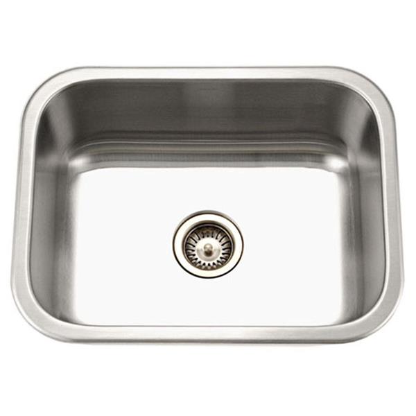 Hamat - Classic 23 Inch Undermount Stainless Steel Single Bowl Kitchen Sink
