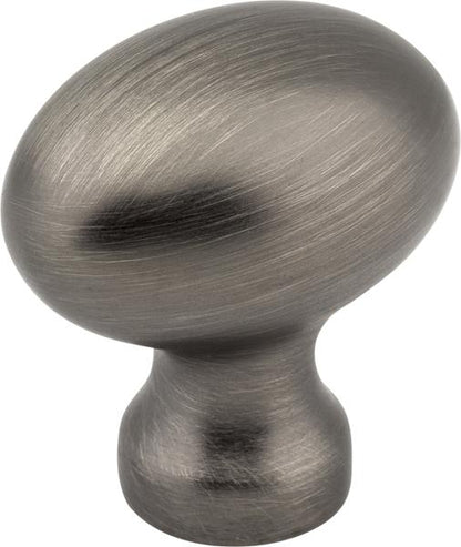 Jeffrey Alexander - 1-3/16 Inch Overall Length Football Bordeaux Cabinet Knob