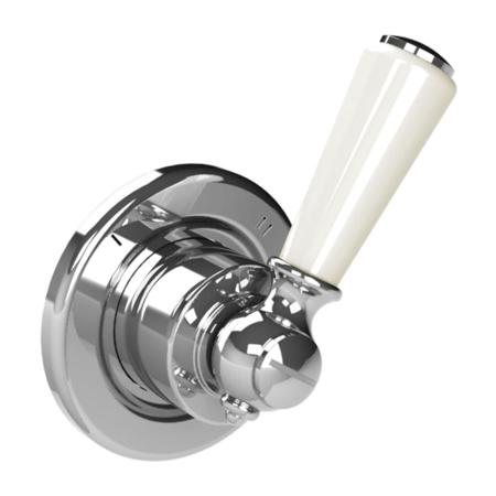 Lefroy Brooks - Classic White Two-Way Diverter Trim Only