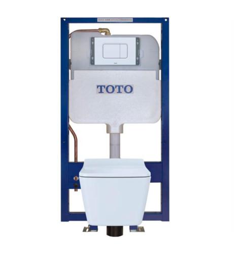 Toto - SP Wall-Hung Square-Shape Toilet and DuoFit In-Wall with Copper Supply
